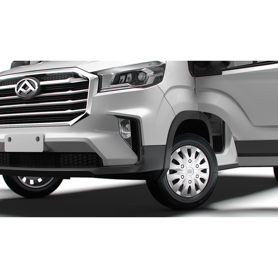 Maxus Deliver 9 Van 3D Model – HQ Interior, Real World Scale, FBX - View 5