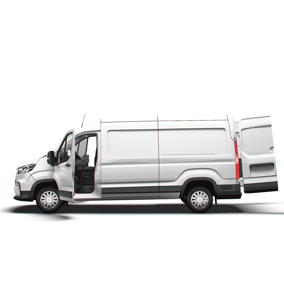 Maxus Deliver 9 Van 3D Model – HQ Interior, Real World Scale, FBX - View 6