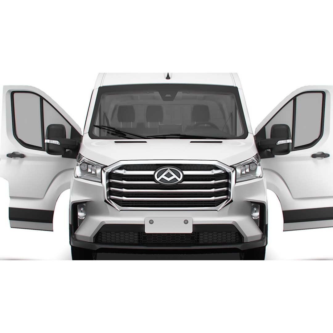 Maxus Deliver 9 Van 3D Model – HQ Interior, Real World Scale, FBX - View 9
