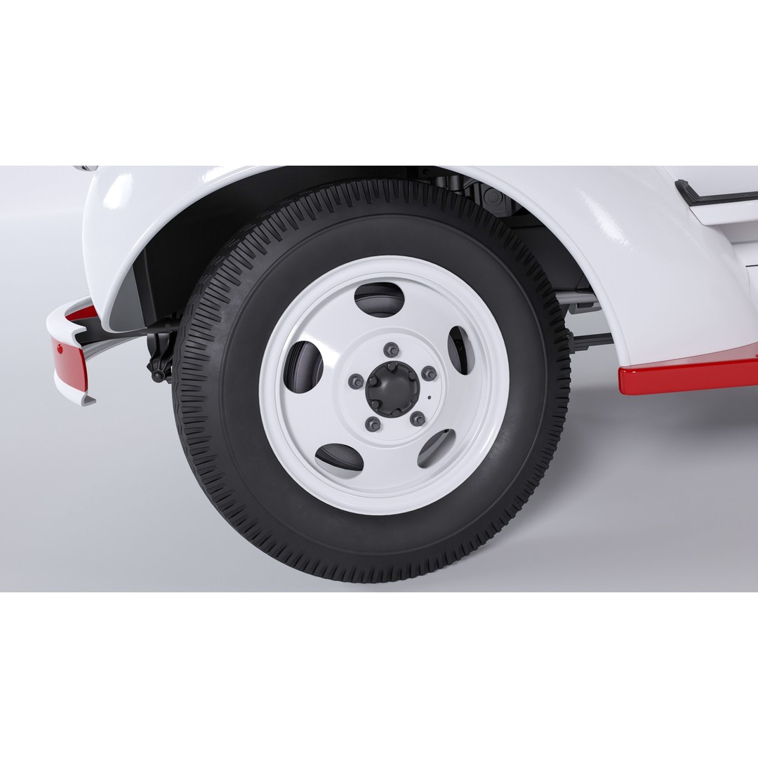 Chevrolet AK-Series COE Tow Truck 3D Model – High Poly Game Asset, FBX, OBJ - View 19