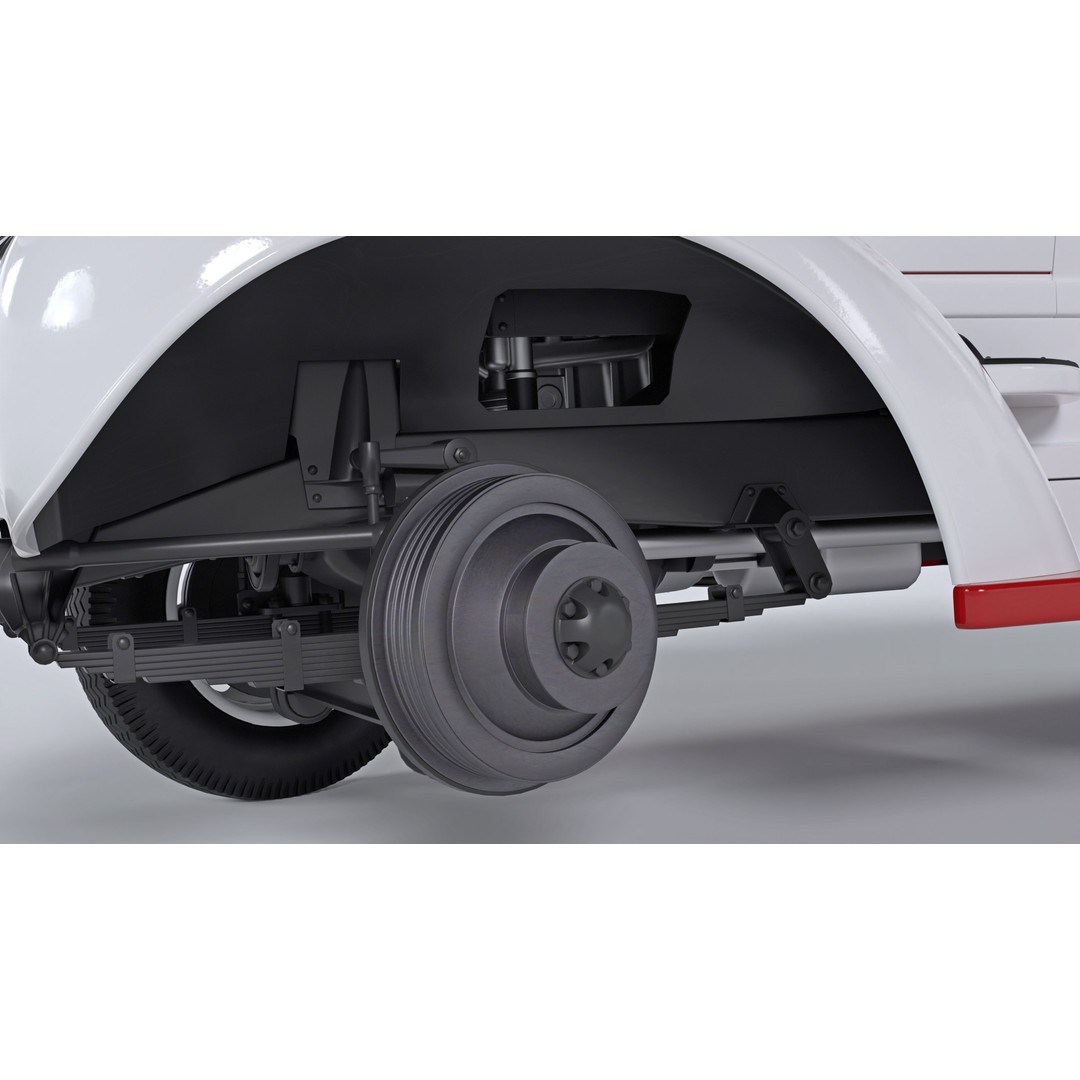 Chevrolet AK-Series COE Tow Truck 3D Model – High Poly Game Asset, FBX, OBJ - View 20
