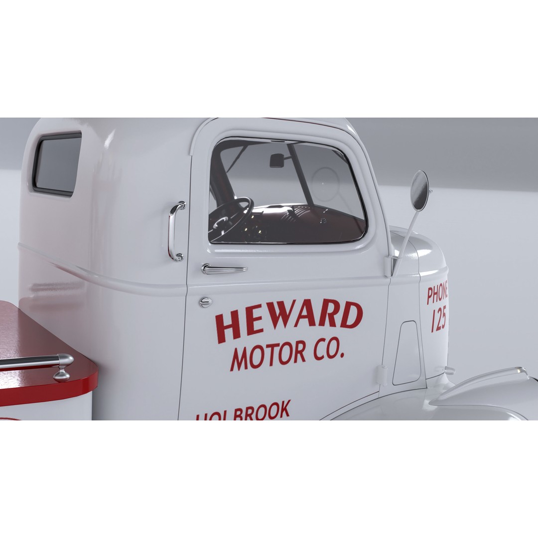 Chevrolet AK-Series COE Tow Truck 3D Model – High Poly Game Asset, FBX, OBJ - View 31
