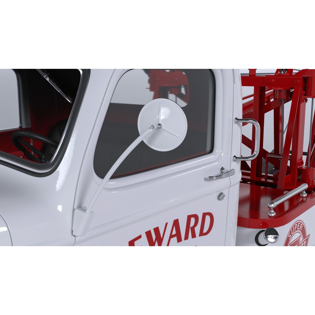 Chevrolet AK-Series COE Tow Truck 3D Model – High Poly Game Asset, FBX, OBJ - View 35
