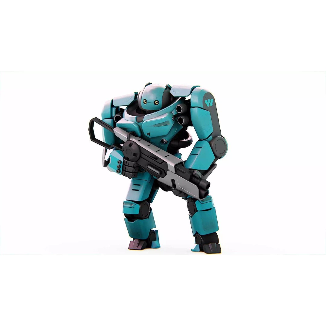 DOOM FIGHTER-V2 3D Model – Rigged Sci-Fi Character, Blender, FBX, OBJ - View 2