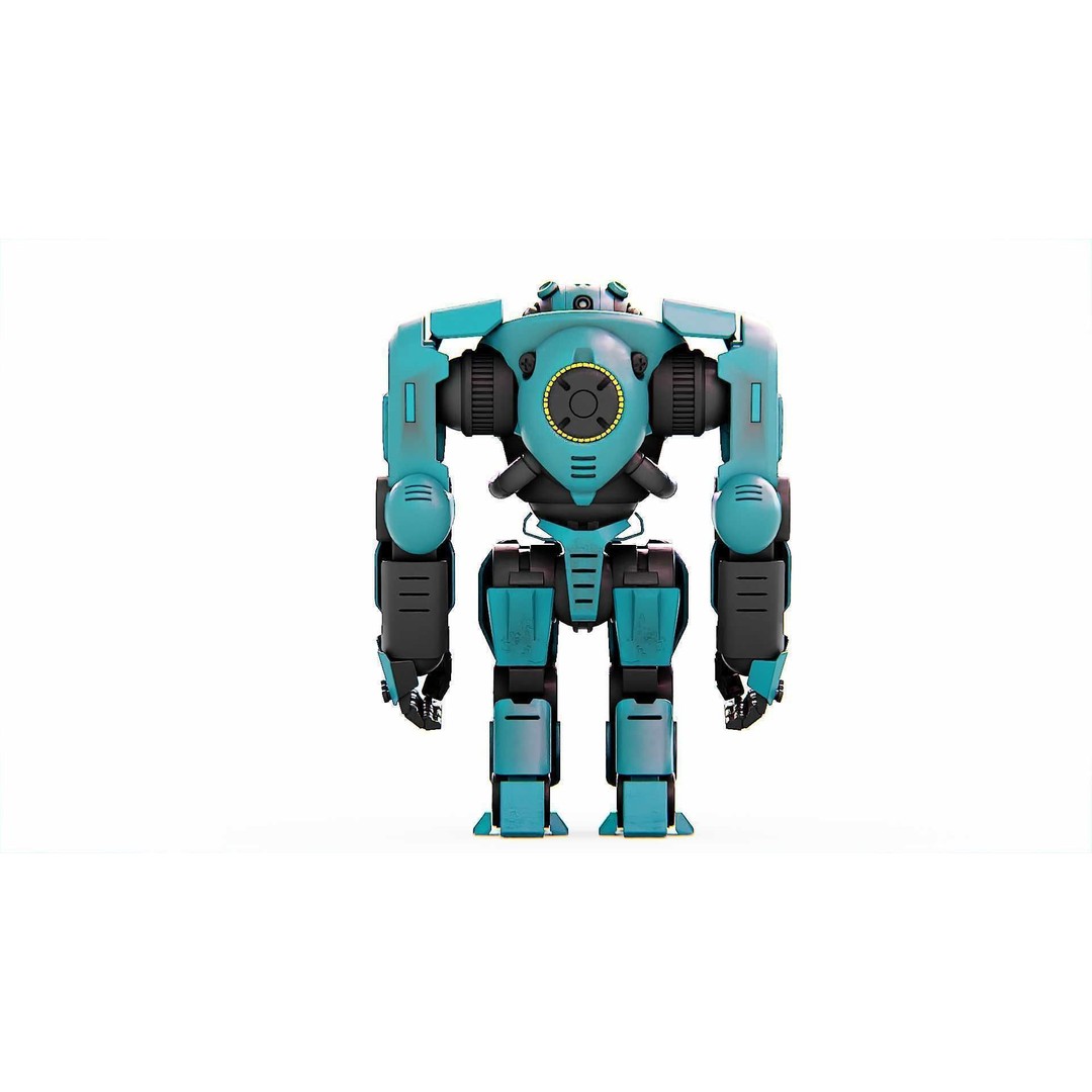 DOOM FIGHTER-V2 3D Model – Rigged Sci-Fi Character, Blender, FBX, OBJ - View 20