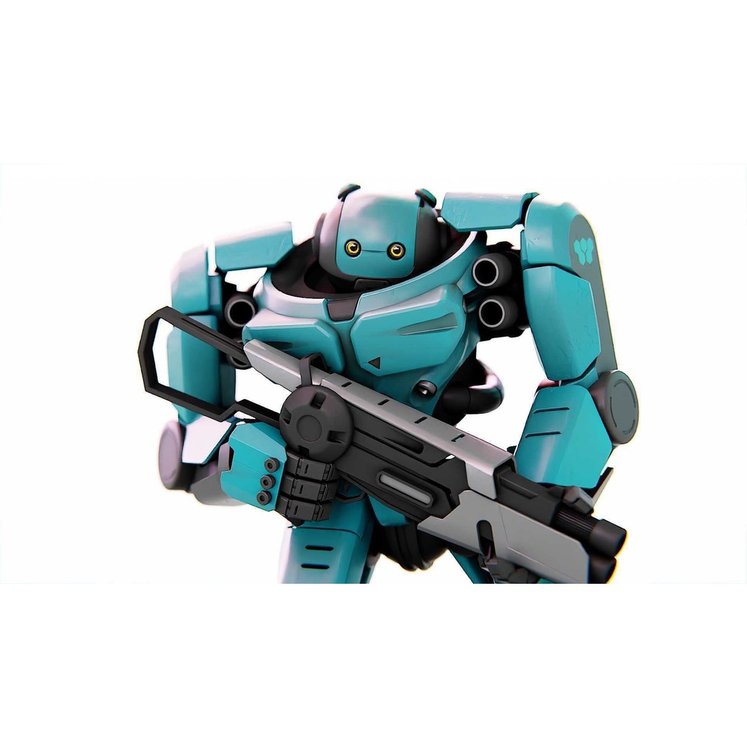 DOOM FIGHTER-V2 3D Model – Rigged Sci-Fi Character, Blender, FBX, OBJ - View 21