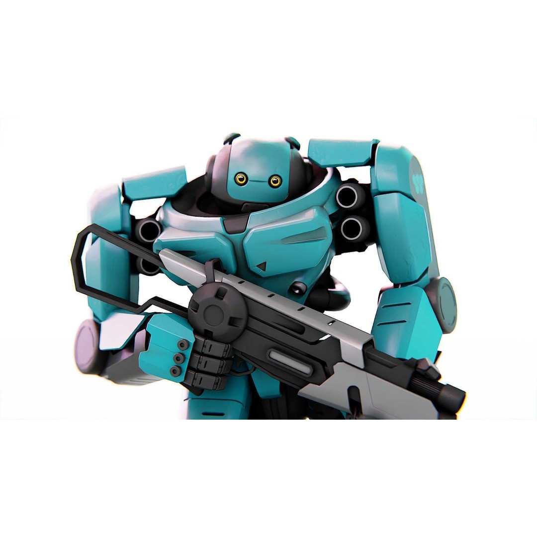 DOOM FIGHTER-V2 3D Model – Rigged Sci-Fi Character, Blender, FBX, OBJ - View 28