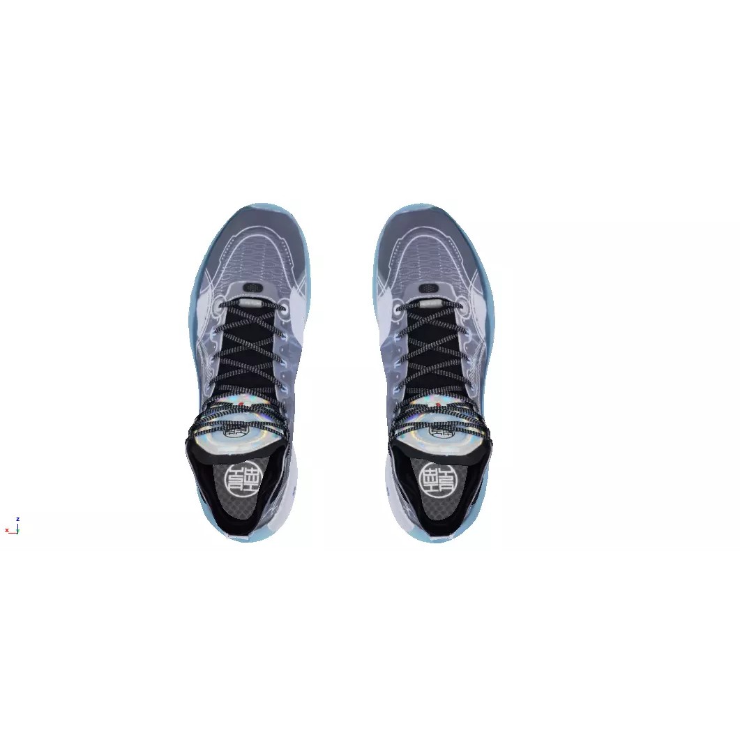 Cyberpunk Sneaker 3D Model – Low Poly Fashion Footwear, FBX & OBJ - View 5