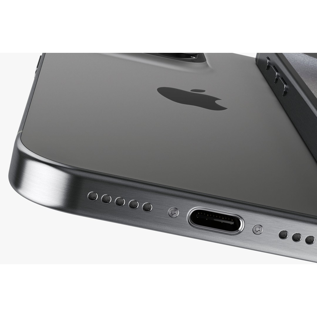 Apple iPhone 15 Pro 3D Model – Realistic PBR Asset, Multiple Formats - View 27