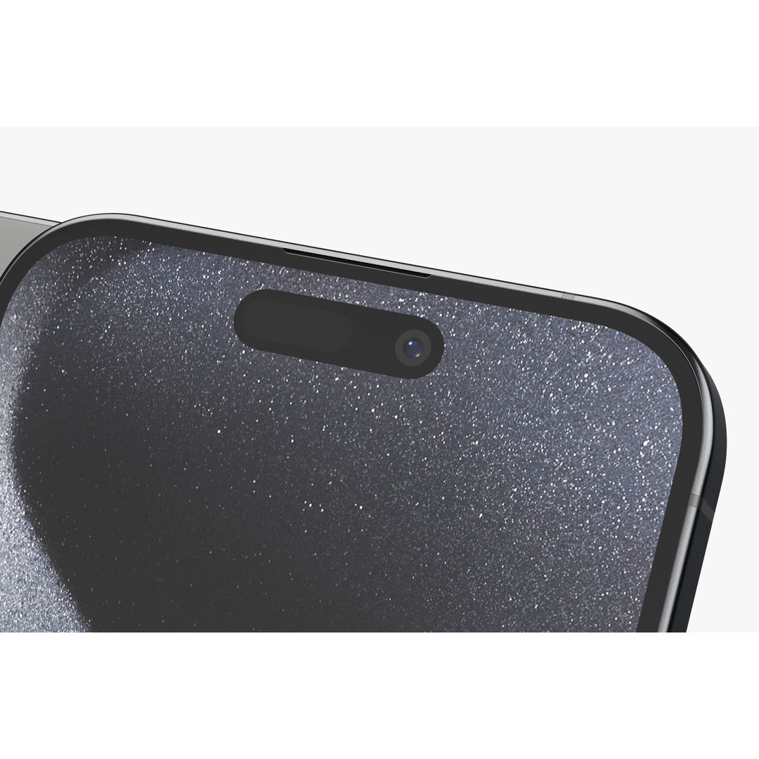 Apple iPhone 15 Pro 3D Model – Realistic PBR Asset, Multiple Formats - View 29