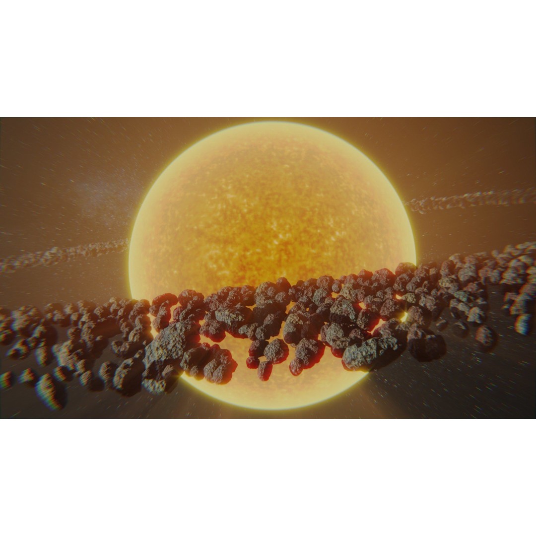 Asteroid 3D Model – Low Poly Game Asset Pack, Blender, FBX, OBJ - View 5