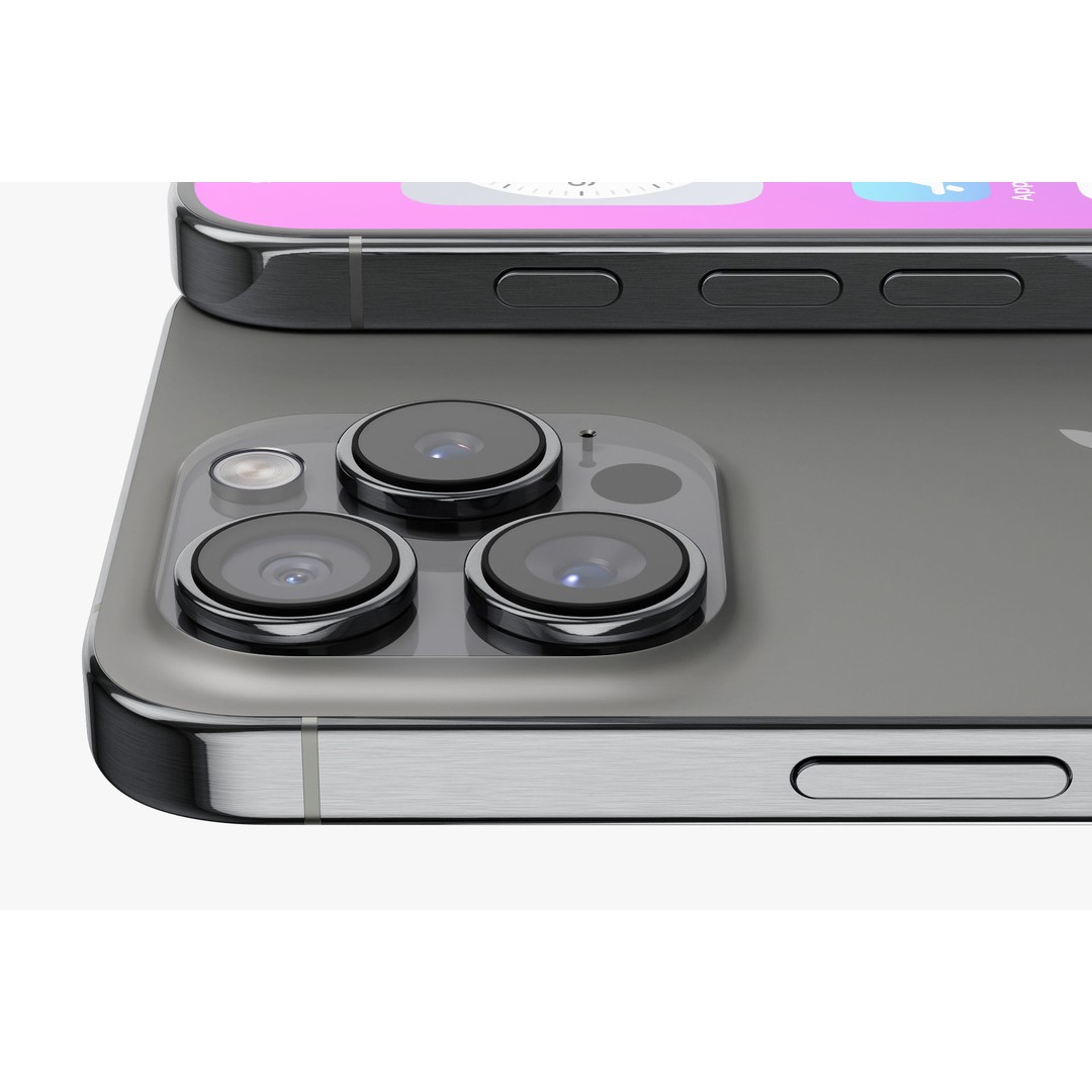 Apple iPhone 16 Pro Max 3D Model – Realistic Game-Ready Asset, FBX, OBJ - View 11