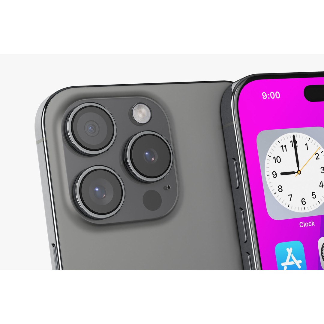 Apple iPhone 16 Pro Max 3D Model – Realistic Game-Ready Asset, FBX, OBJ - View 13