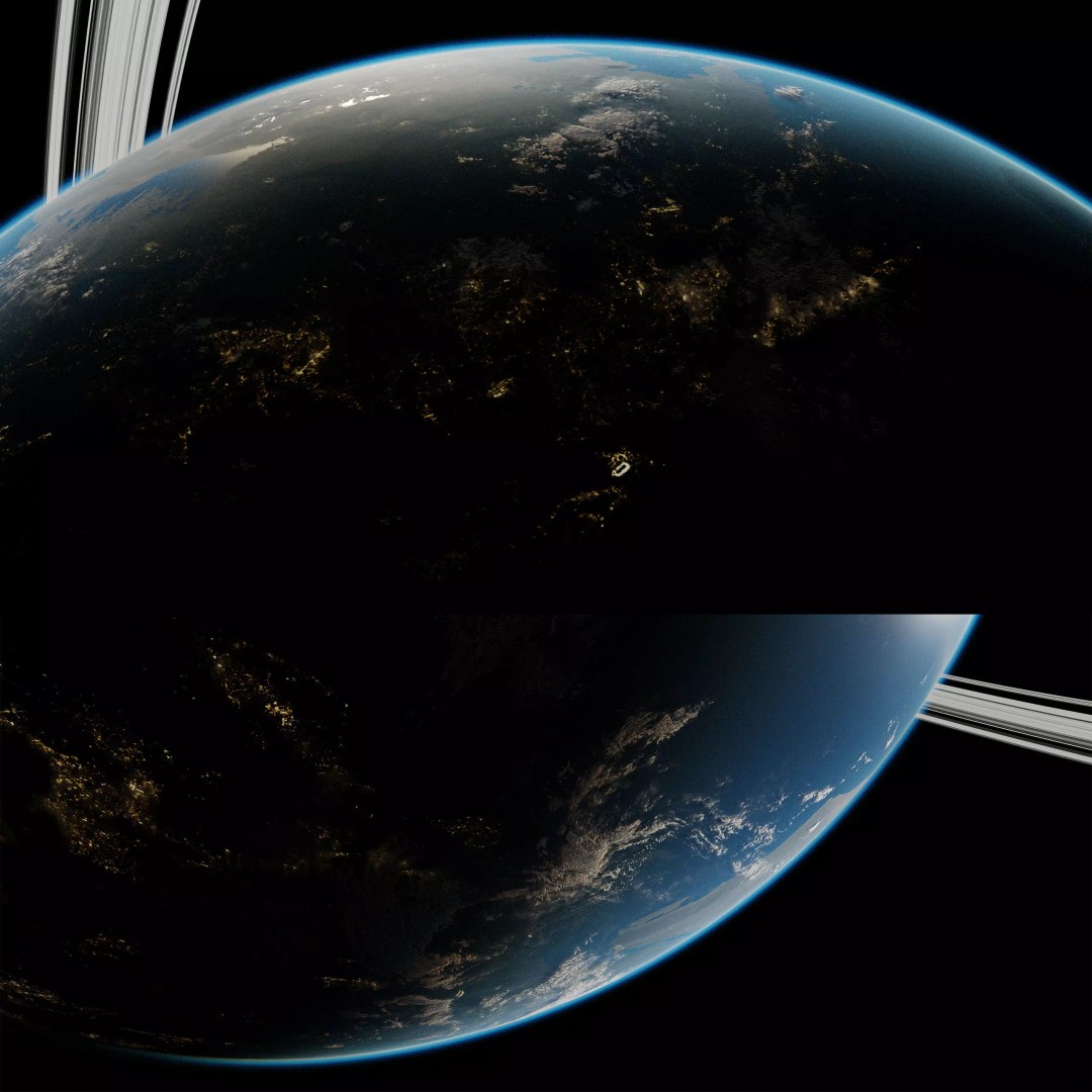 Planet Europa 3D Model – Ultra-Realistic Space Asset, Blender - View 10