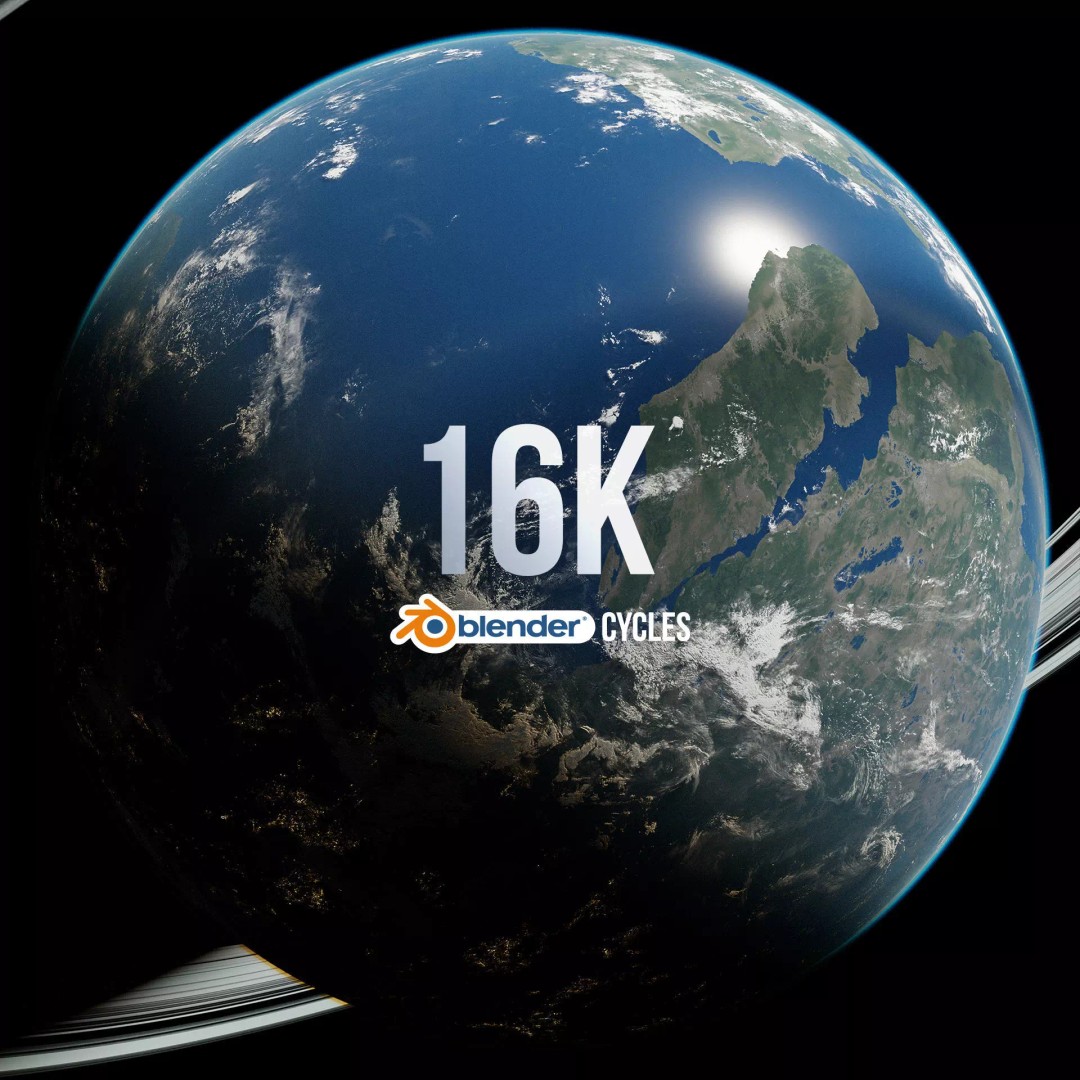 Planet Europa 3D Model – Ultra-Realistic Space Asset, Blender - View 2