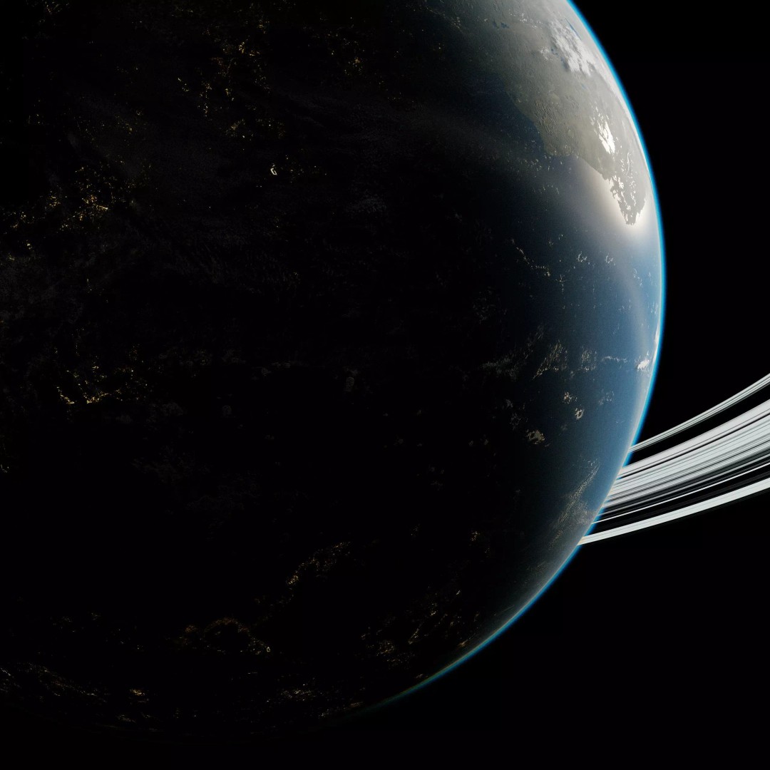 Planet Europa 3D Model – Ultra-Realistic Space Asset, Blender - View 8