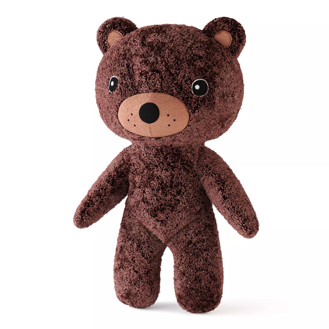 AFTONSPARV Bear 3D Model – Toy Character with PBR Textures, FBX - View 5