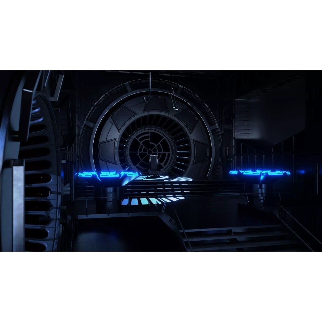 Emperor's Throne Room 3D Model – Sci-Fi Environment, Blender - View 4