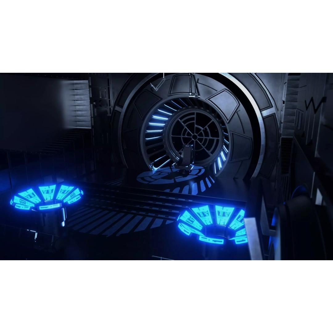 Emperor's Throne Room 3D Model – Sci-Fi Environment, Blender - View 6