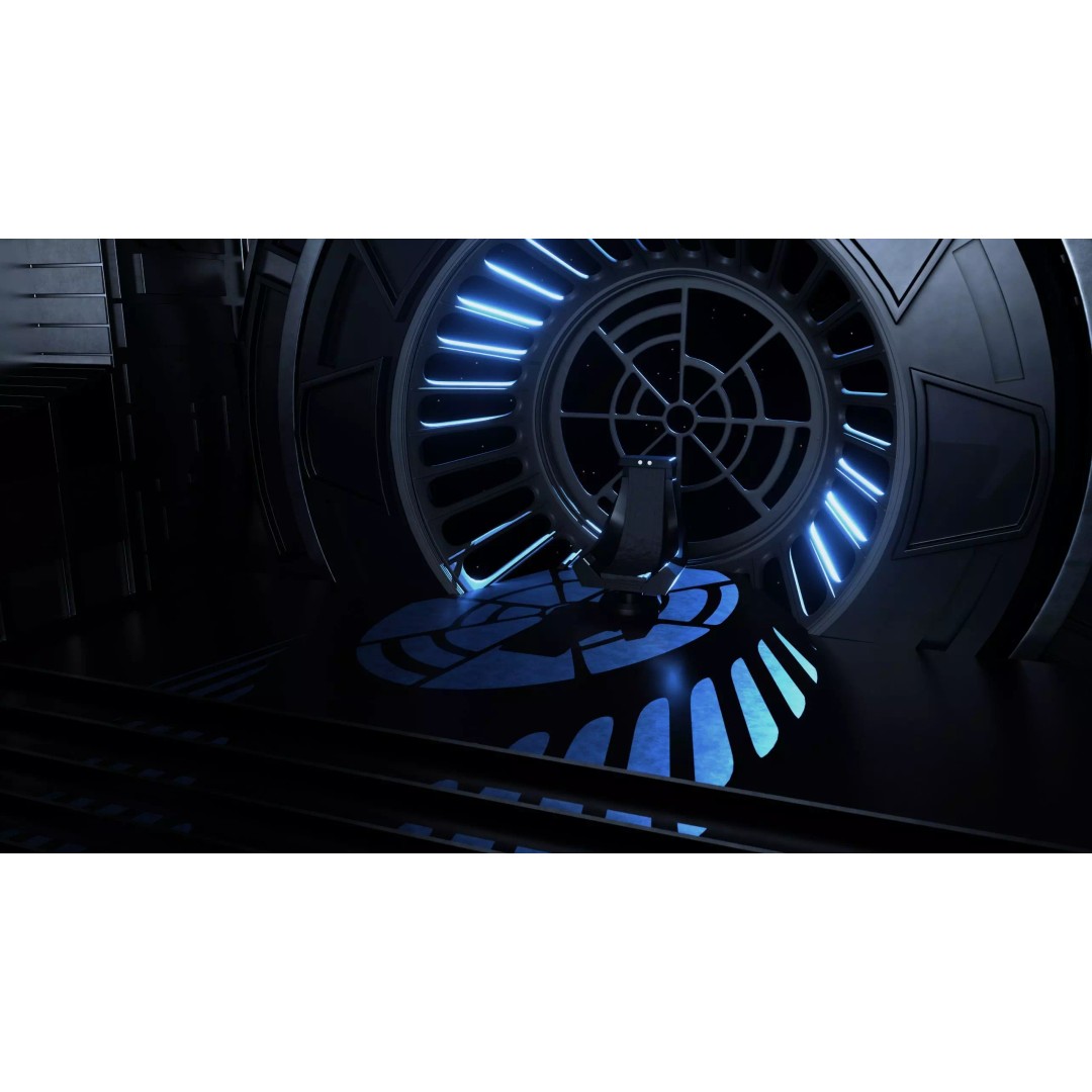 Emperor's Throne Room 3D Model – Sci-Fi Environment, Blender - View 7
