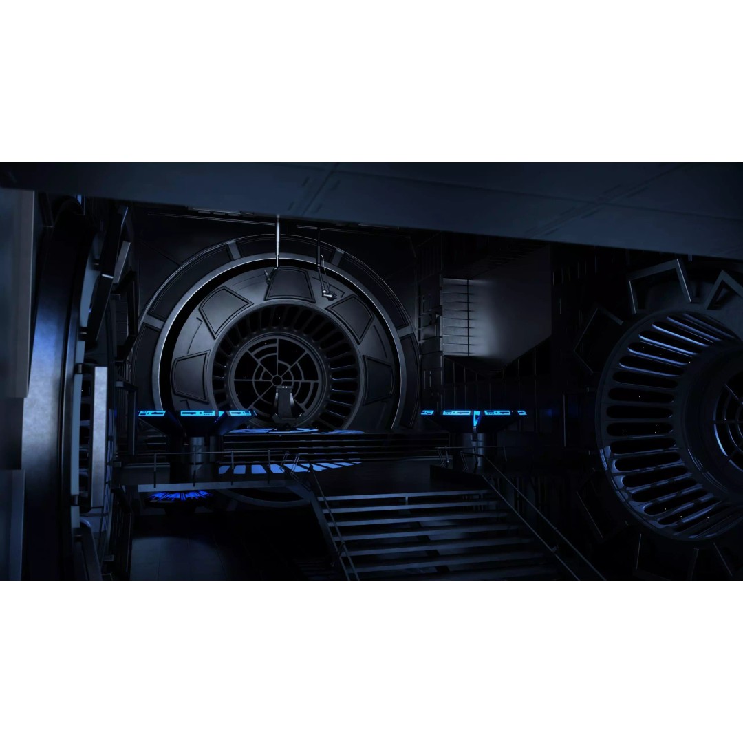 Emperor's Throne Room 3D Model – Sci-Fi Environment, Blender - View 9