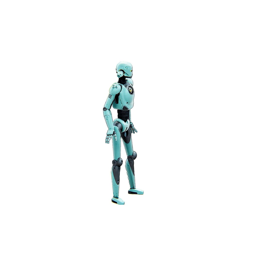 ANDROID JUNO FEMALE B 3D Model – Rigged Sci-Fi Character for Unity & Unreal - View 6