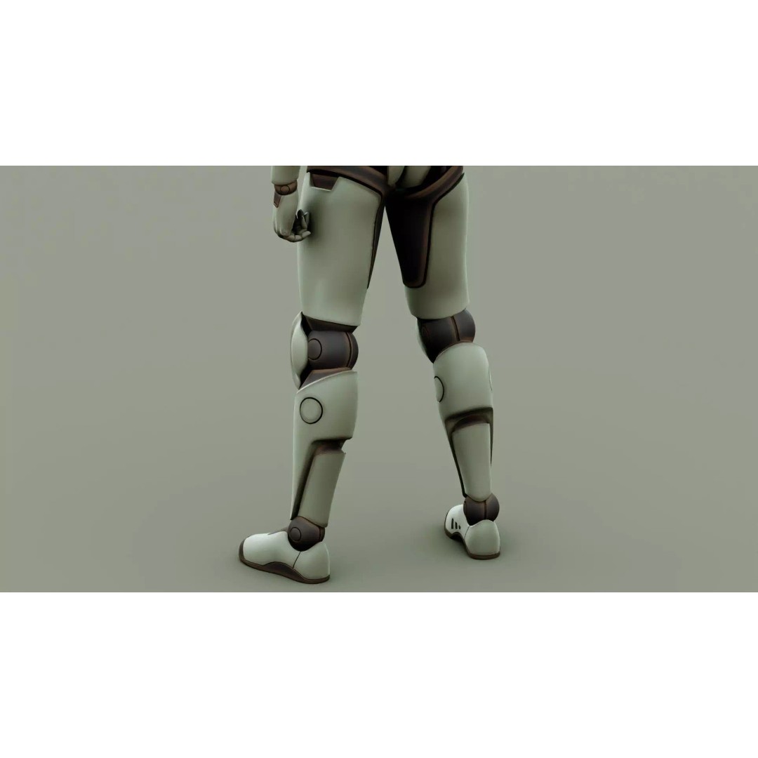 CYBORGTOPIA B-32 3D Model – Rigged Sci-Fi Character for Unreal Engine & Unity - View 28