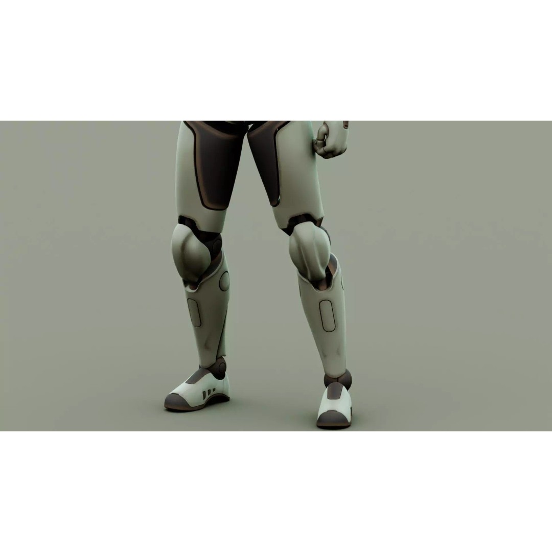 CYBORGTOPIA B-32 3D Model – Rigged Sci-Fi Character for Unreal Engine & Unity - View 29