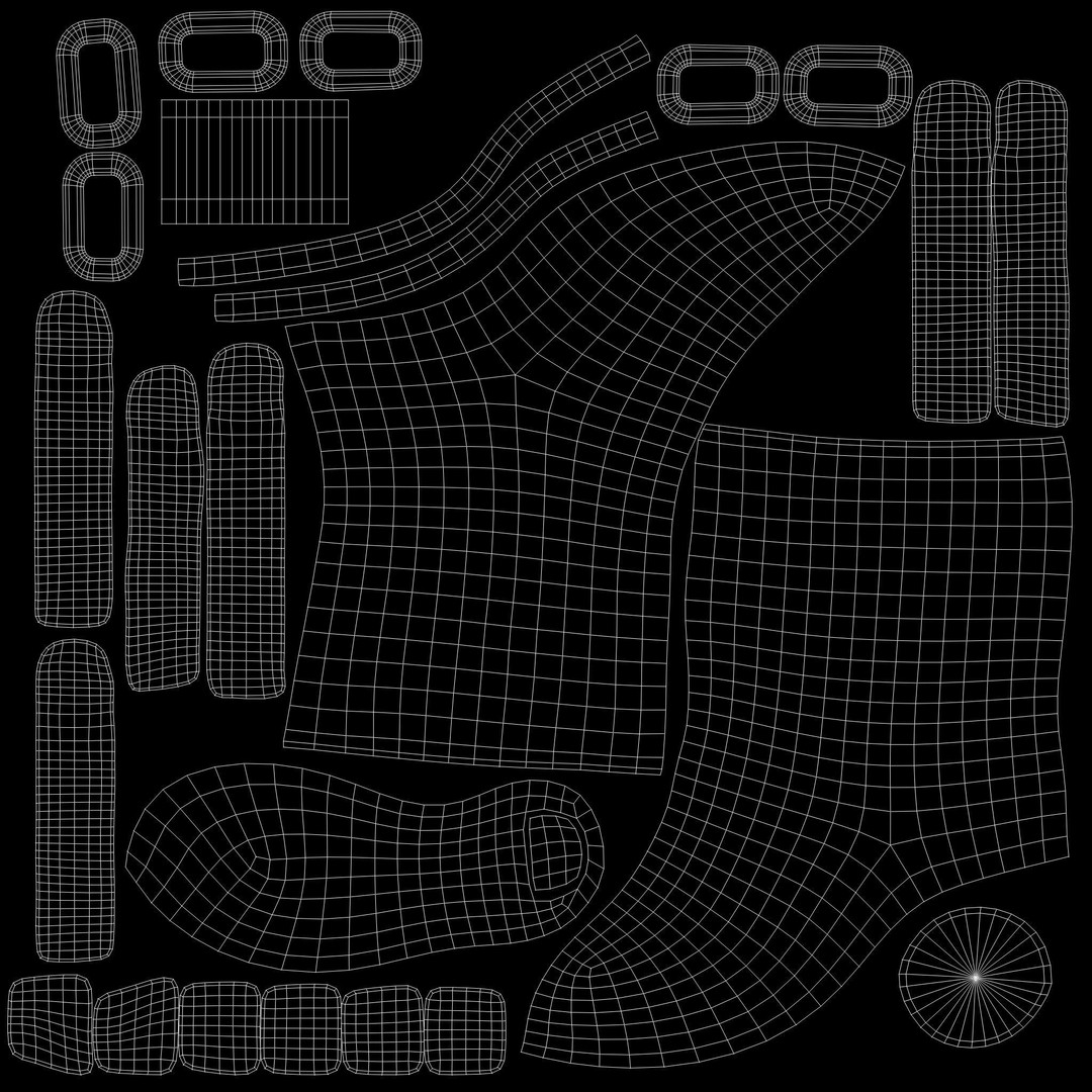 Space Ambassador 3D Model – Low Poly Character Outfit, FBX - View 15