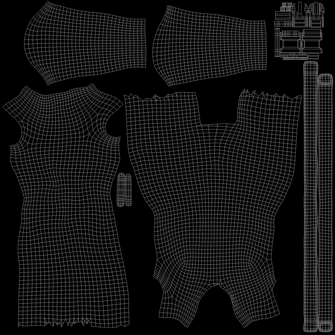 Space Ambassador 3D Model – Low Poly Character Outfit, FBX - View 16