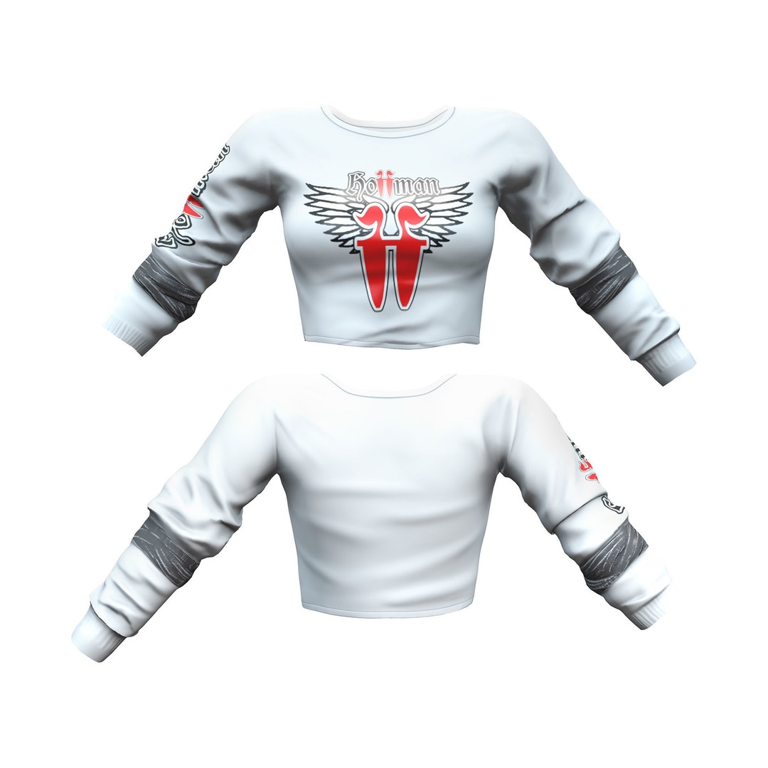 Space Biker Outfit 3D Model – Low Poly Costume with PBR Textures - View 4