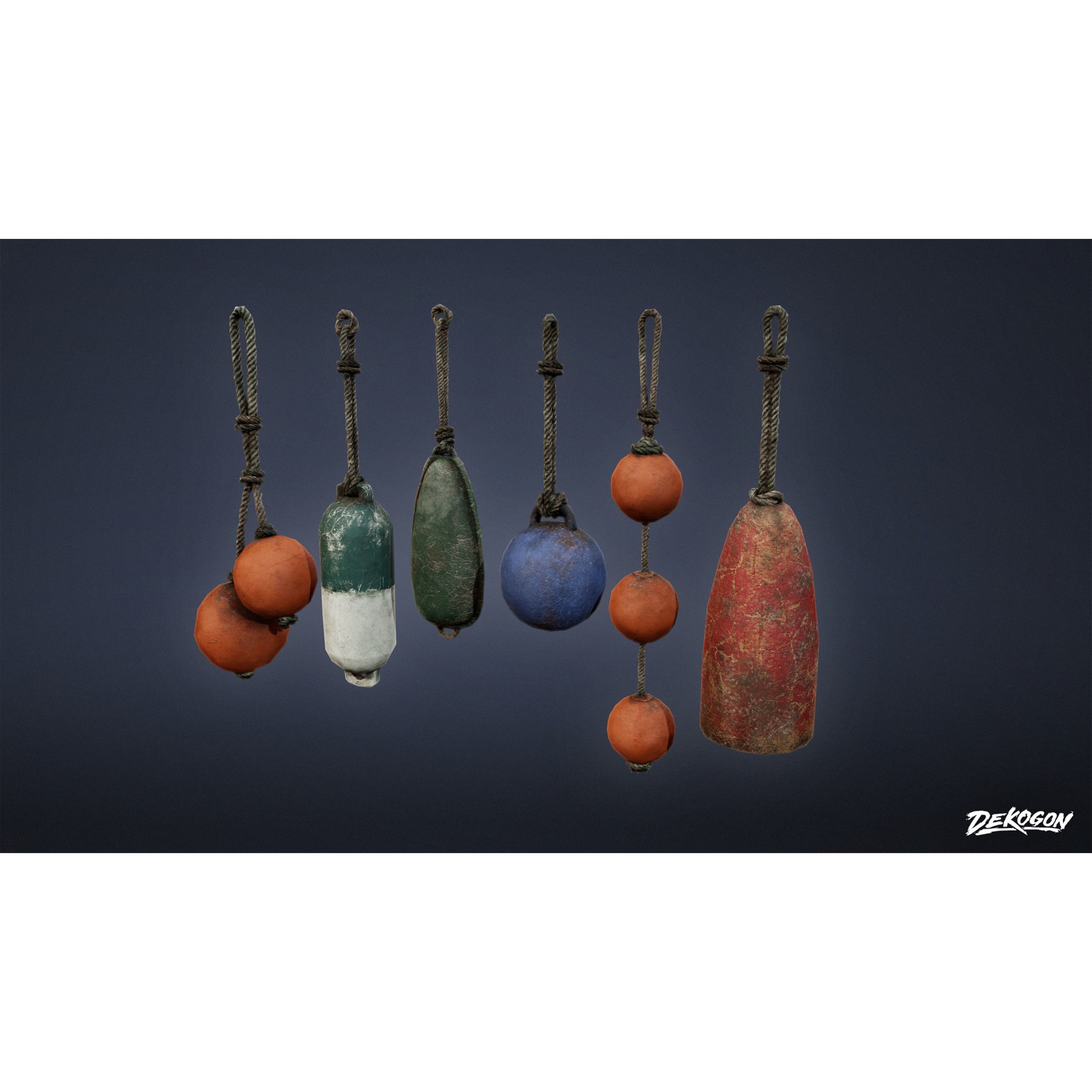 Seaside Docks - Low-Poly Game-Ready 3D Model