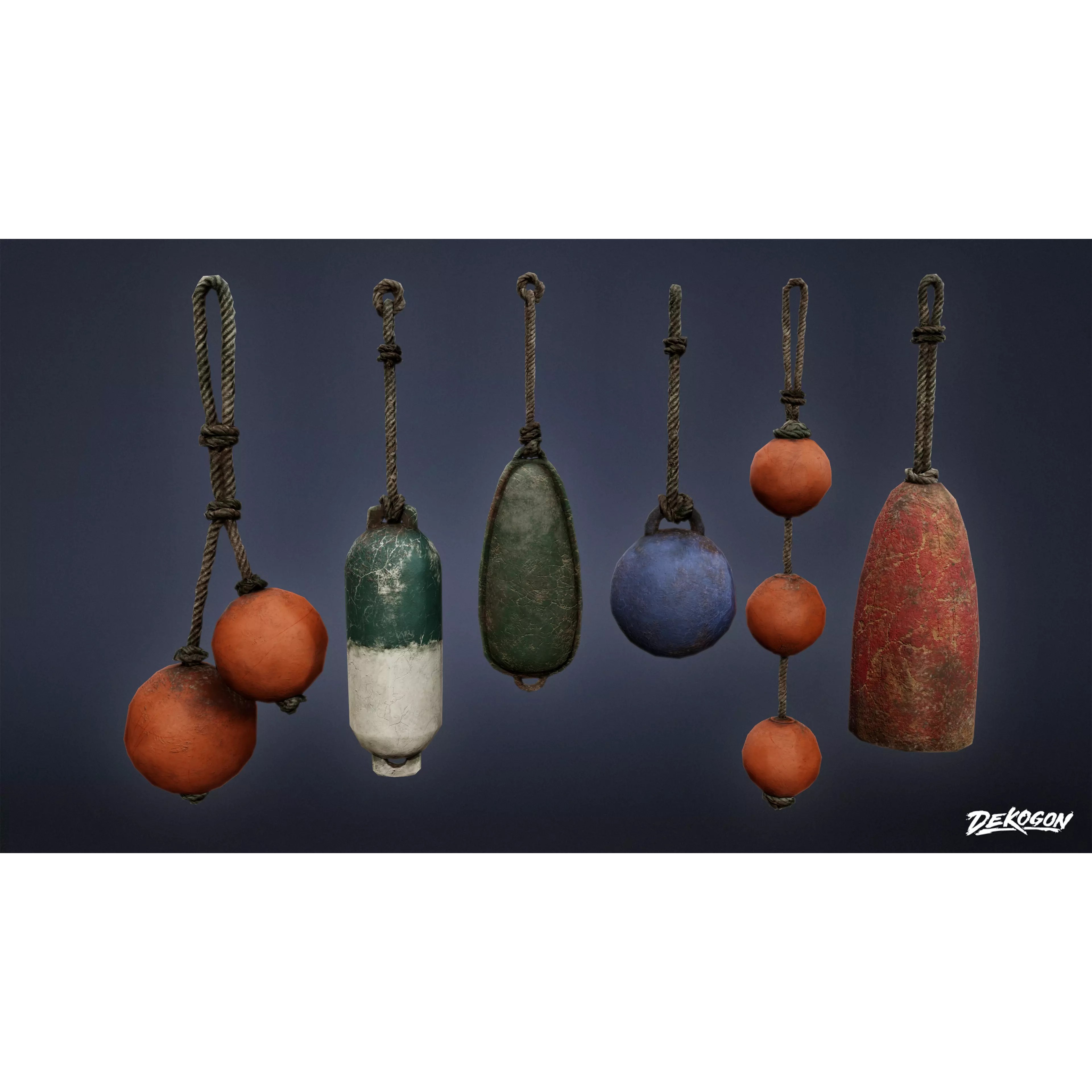 Seaside Docks - Low-Poly Game-Ready 3D Model - View 2