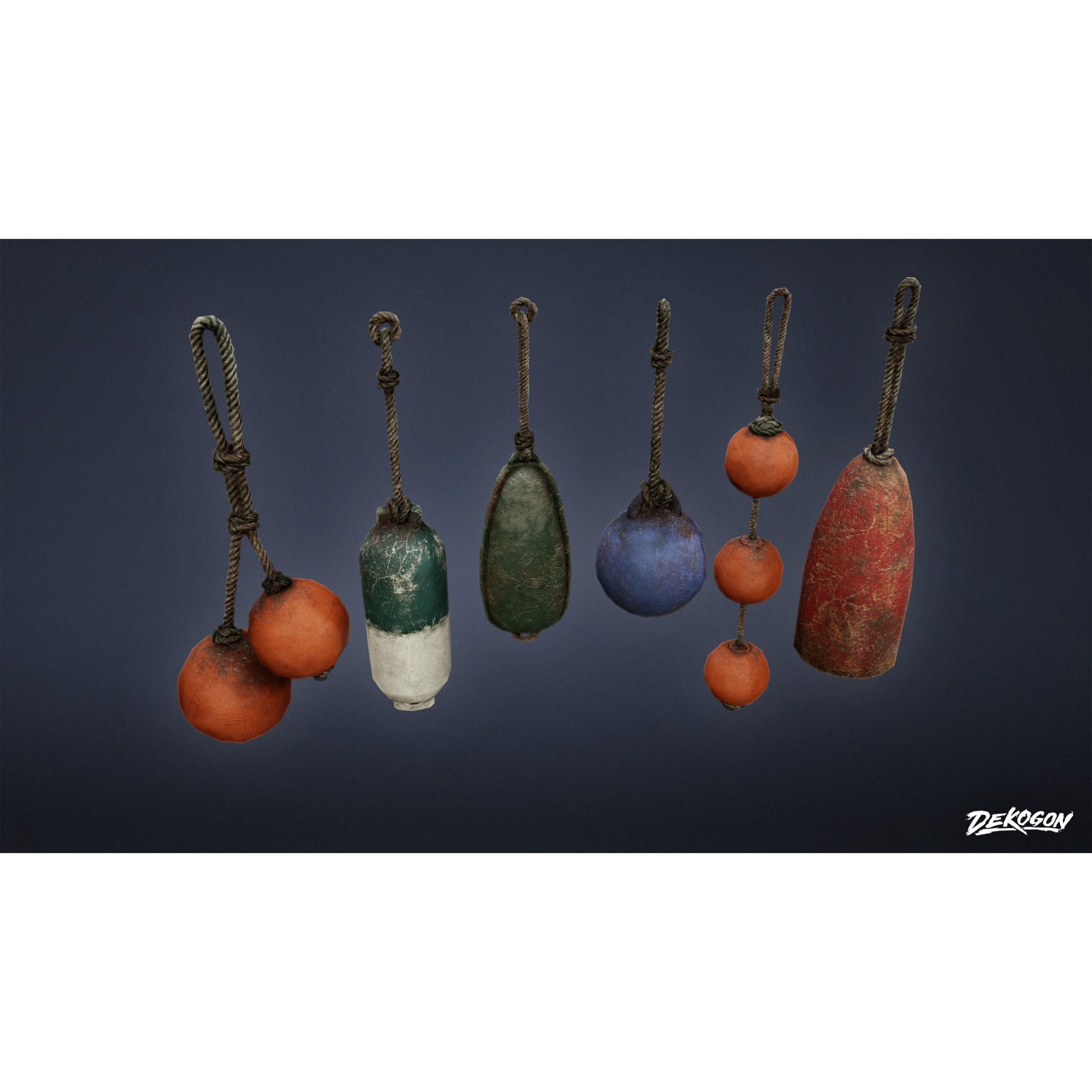 Seaside Docks - Low-Poly Game-Ready 3D Model - View 5