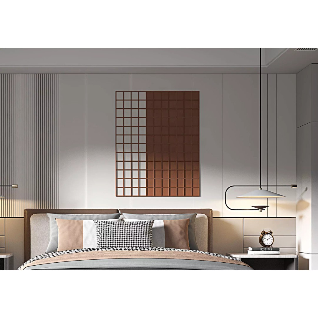 Modern Bedroom 3D Model – Interior Design Asset, FBX, OBJ - View 4