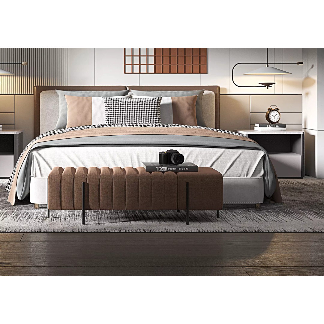 Modern Bedroom 3D Model – Interior Design Asset, FBX, OBJ - View 6