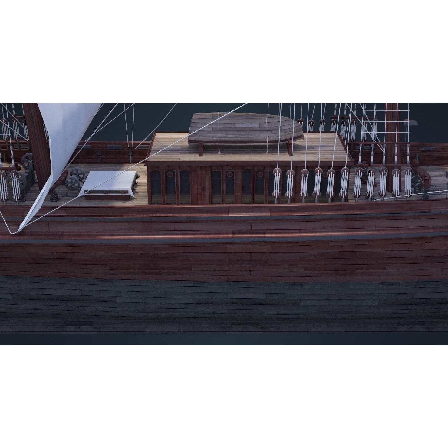 Old Ship - Game-Ready 3D Model - View 18