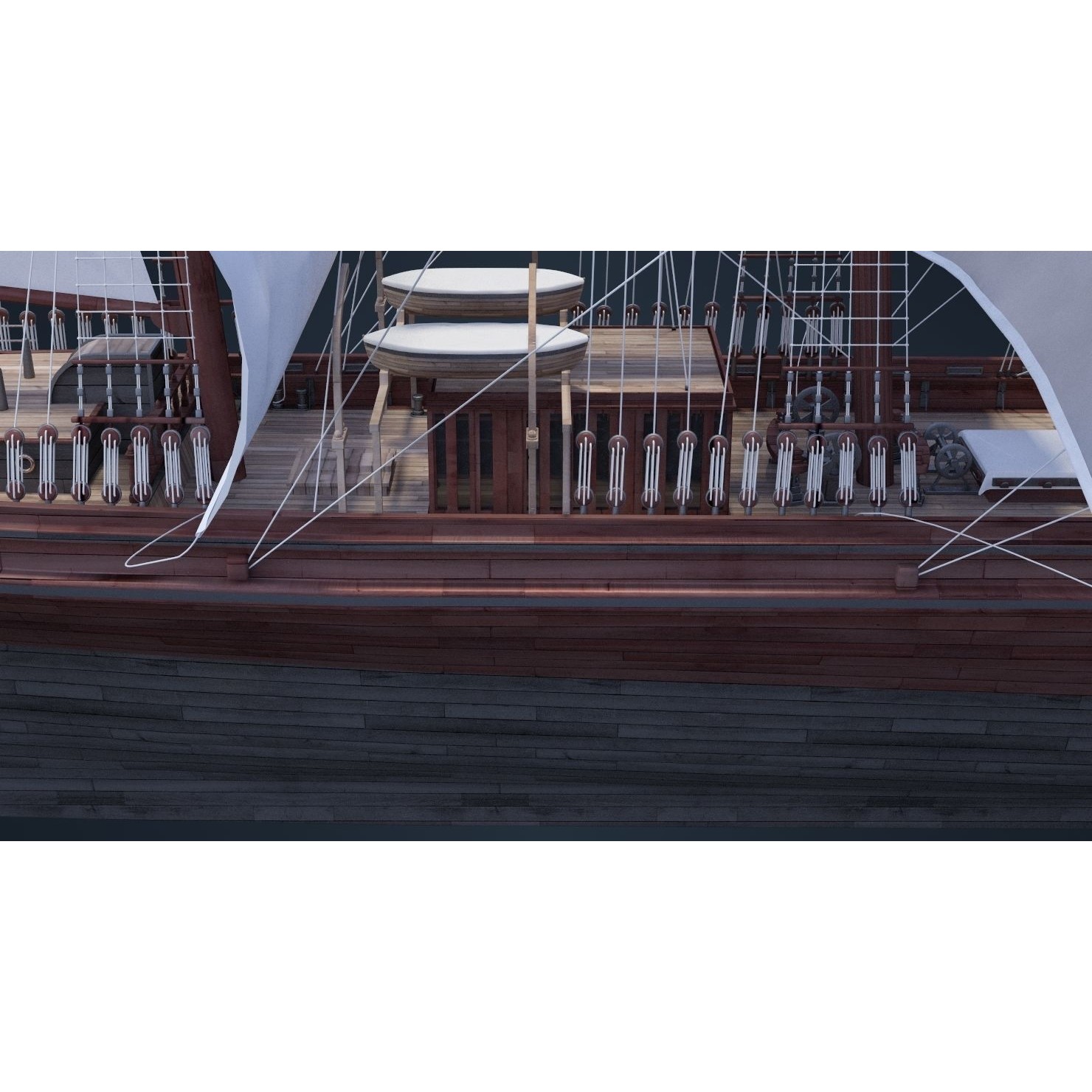 Old Ship - Game-Ready 3D Model - View 19