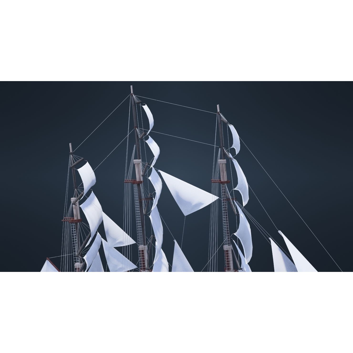 Old Ship - Game-Ready 3D Model - View 29