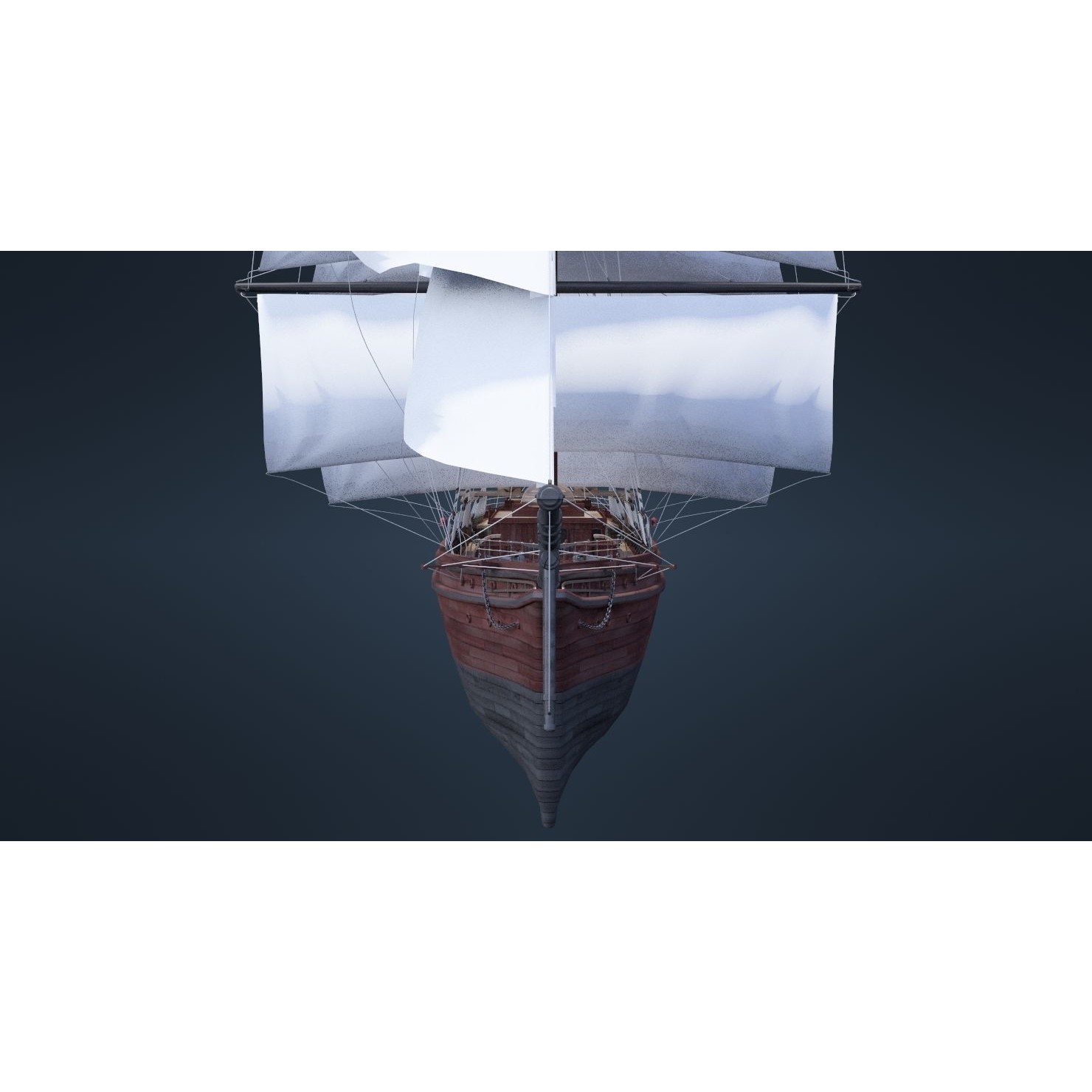 Old Ship - Game-Ready 3D Model - View 3