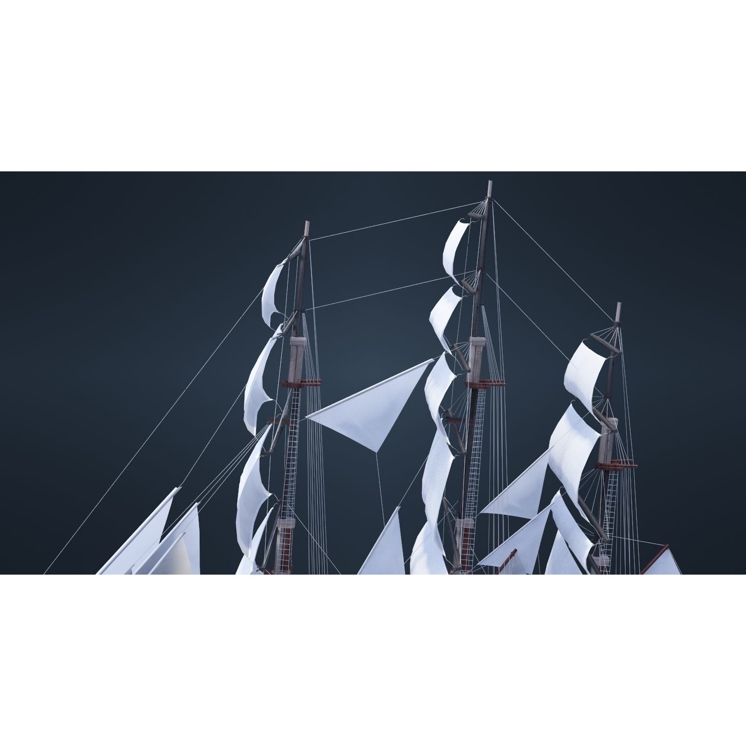 Old Ship - Game-Ready 3D Model - View 32