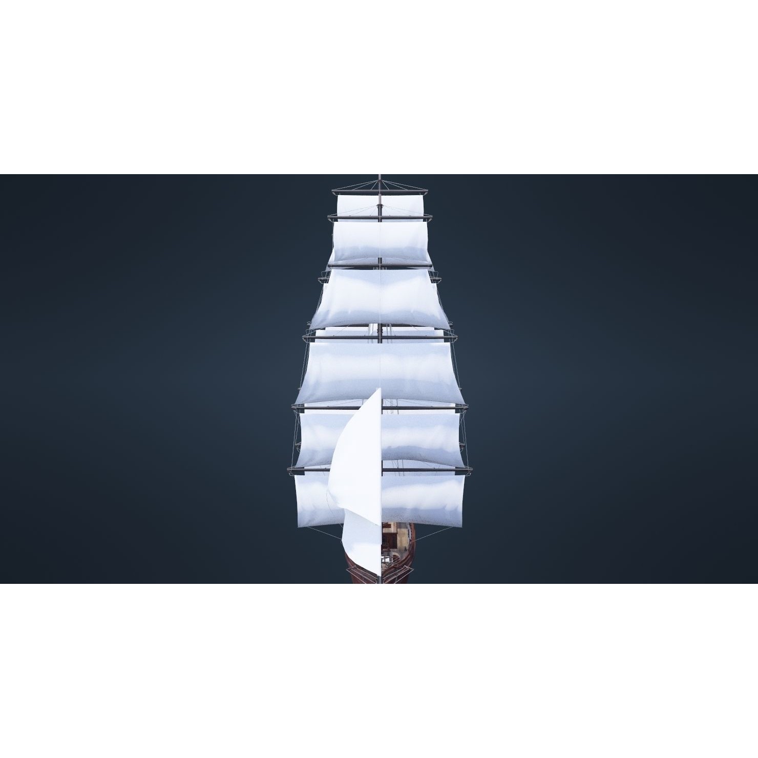 Old Ship - Game-Ready 3D Model - View 33