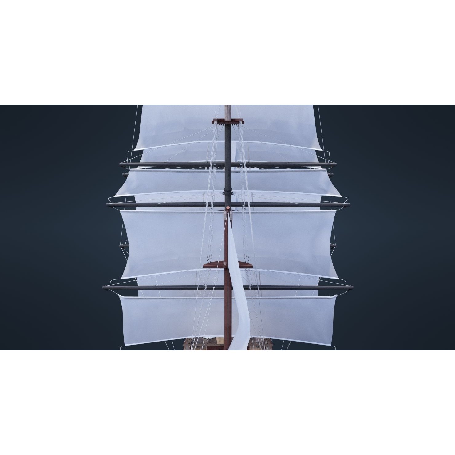 Old Ship - Game-Ready 3D Model - View 36