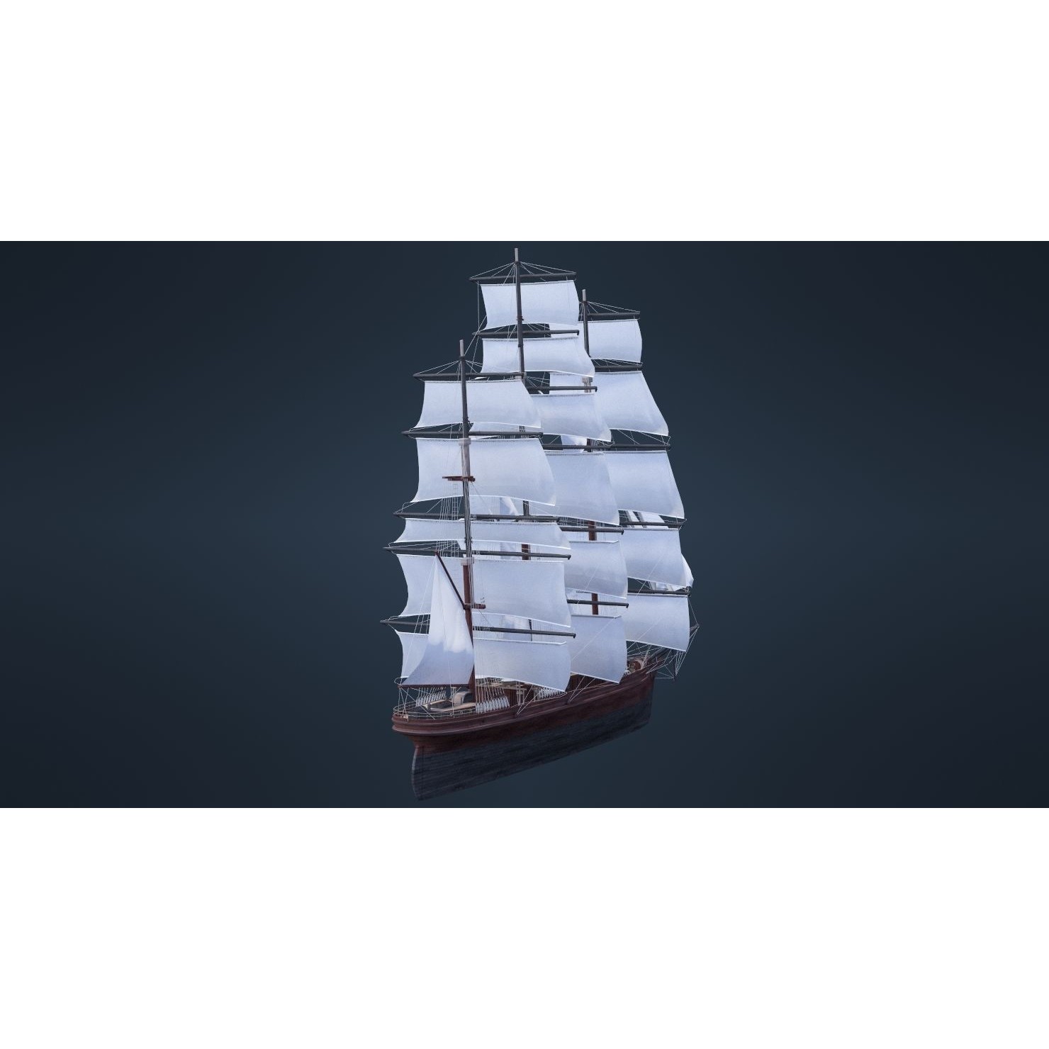 Old Ship - Game-Ready 3D Model - View 39