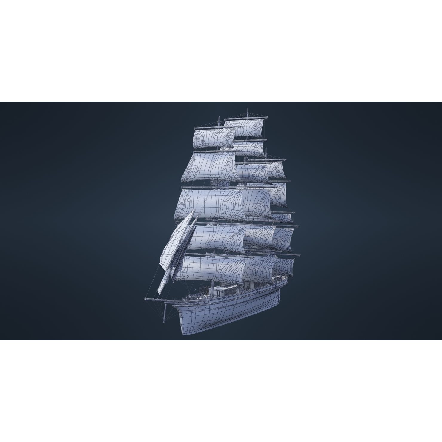 Old Ship - Game-Ready 3D Model - View 40