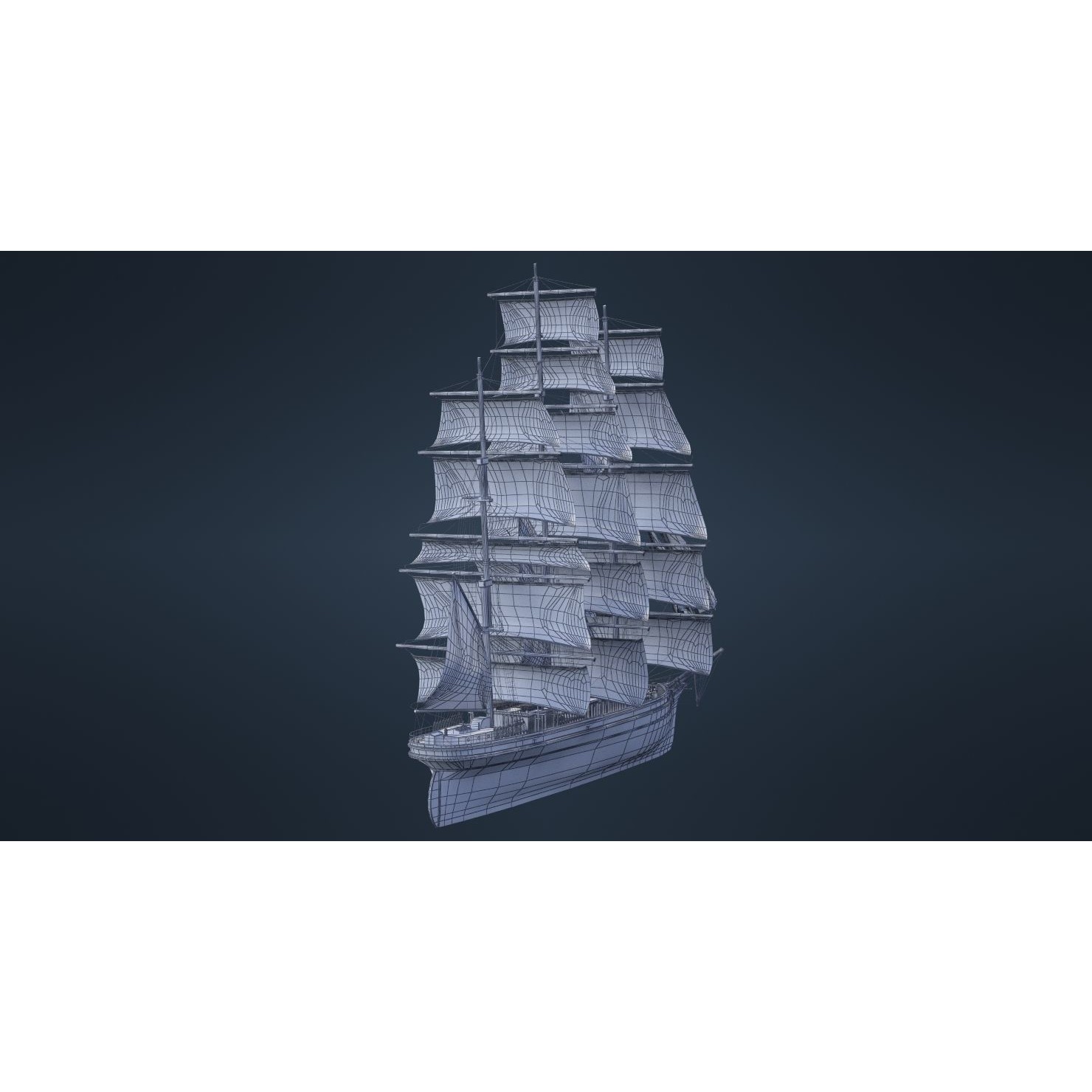 Old Ship - Game-Ready 3D Model - View 41