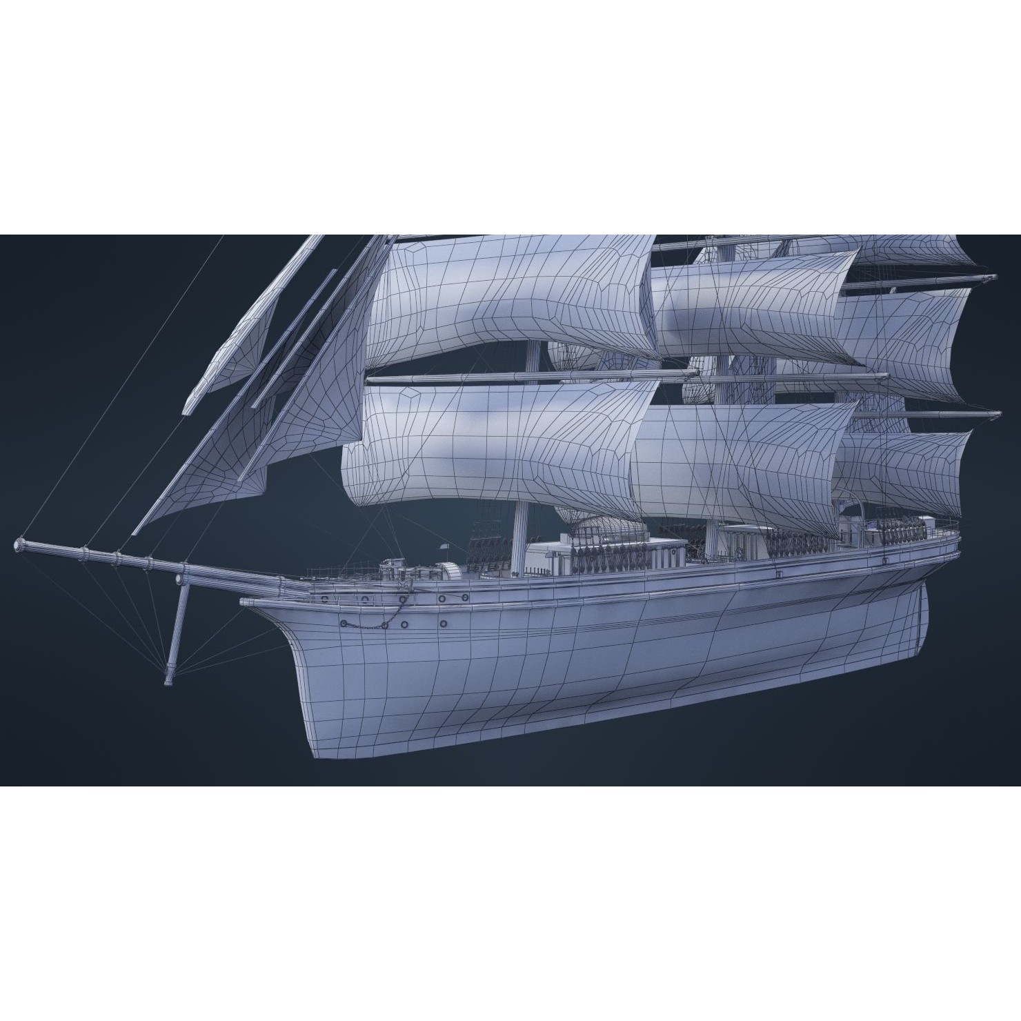 Old Ship - Game-Ready 3D Model - View 42