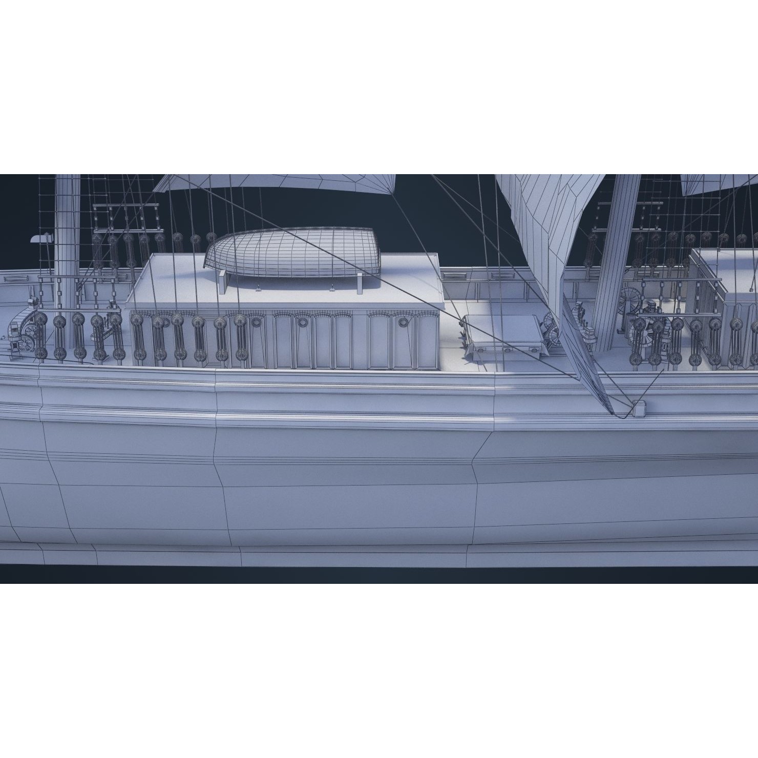 Old Ship - Game-Ready 3D Model - View 48