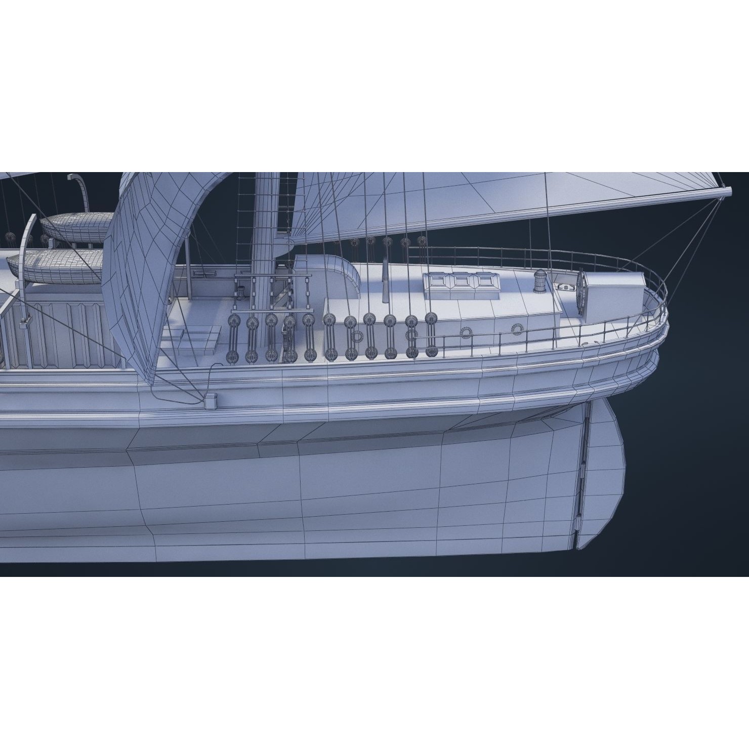 Old Ship - Game-Ready 3D Model - View 50