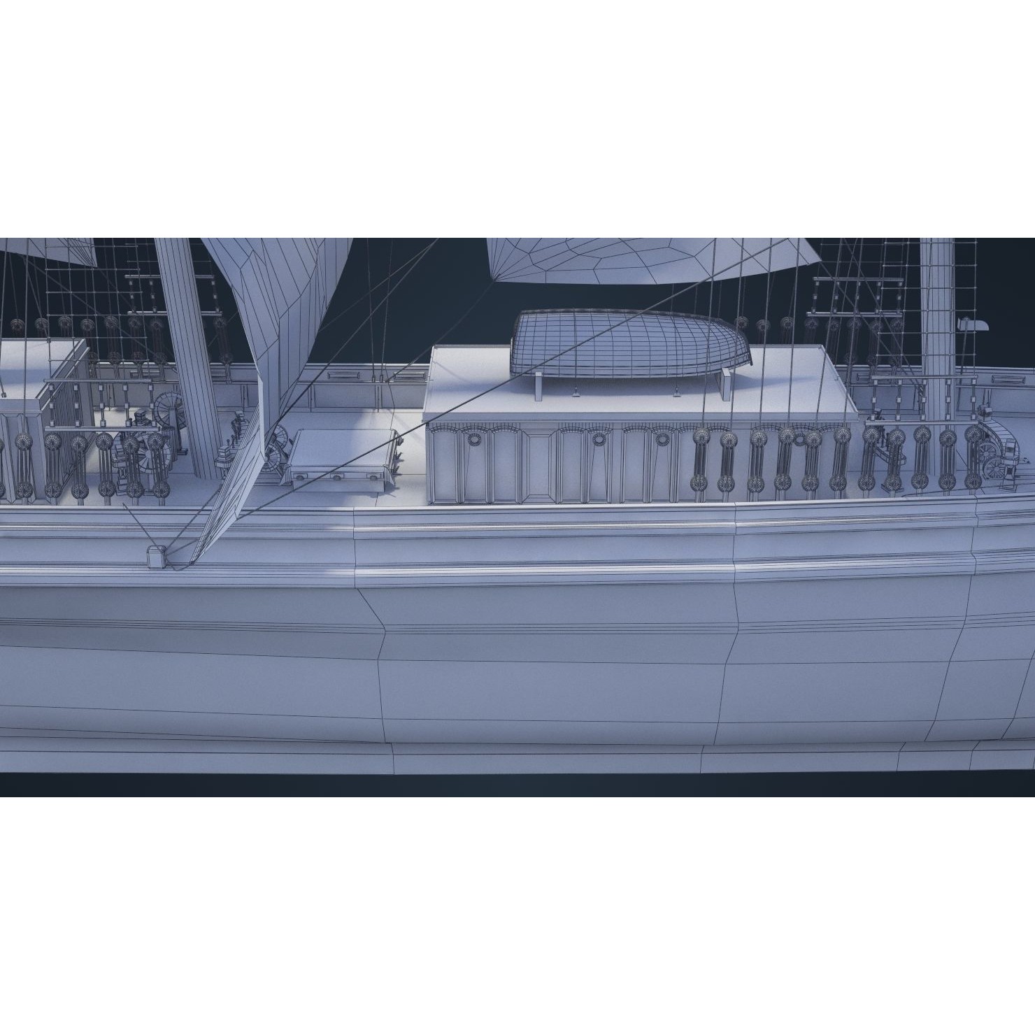 Old Ship - Game-Ready 3D Model - View 53